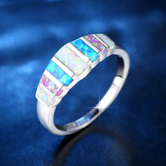 Vibrant Opal Fashion Ring
