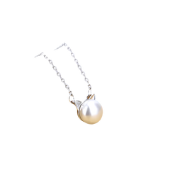 Cat Ear Pearl Choker Necklace