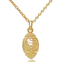 Chic Football Charm Necklace