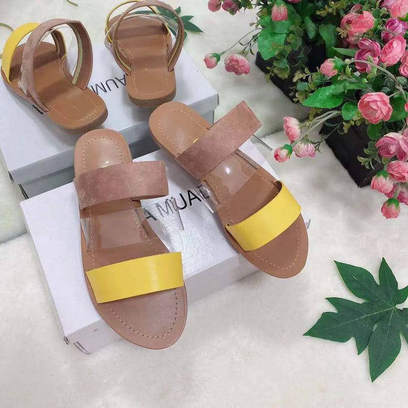 Chic Euro-American Flat Slippers