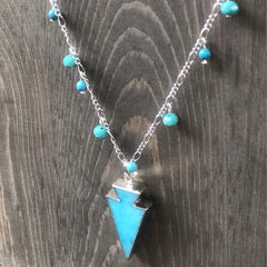 Crystal Arrow Pendant