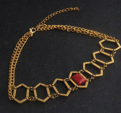 Elegant Ruby Magic Necklace