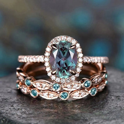 Elegant Rhinestone Gemstone Ring