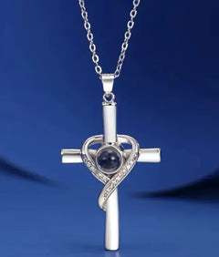 Love Cross Necklace