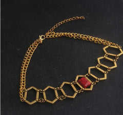 Elegant Ruby Magic Necklace