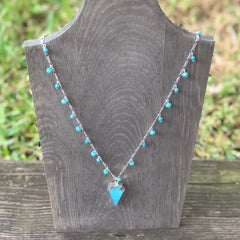 Crystal Arrow Pendant