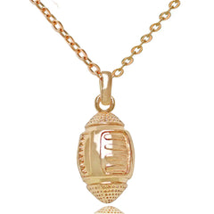 Chic Football Charm Necklace