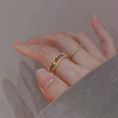 Petite Elegant Gemstone Ring