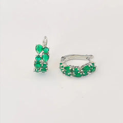 Colorful Waterdrop Zircon Earrings - Mona Lisa Collection