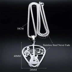 RockStar Guitar Pick Necklace