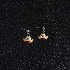 Creative Pumpkin Pearl Earrings for Halloween