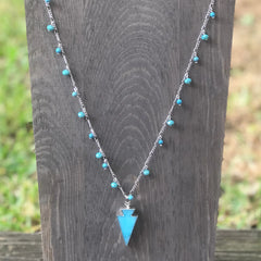 Crystal Arrow Pendant