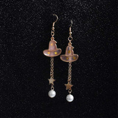 Creative Pumpkin Pearl Earrings for Halloween
