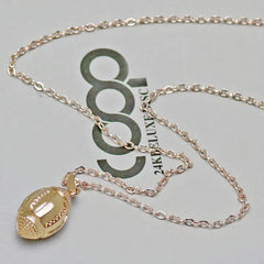 Chic Football Charm Necklace
