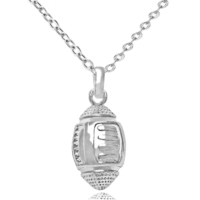 Chic Football Charm Necklace