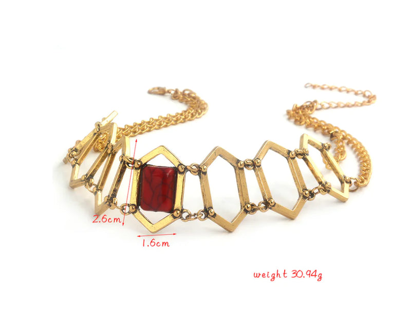 Elegant Ruby Magic Necklace