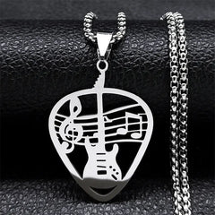 RockStar Guitar Pick Necklace