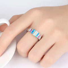 Vibrant Opal Fashion Ring