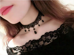 Lace Hollow-Out Choker Necklace