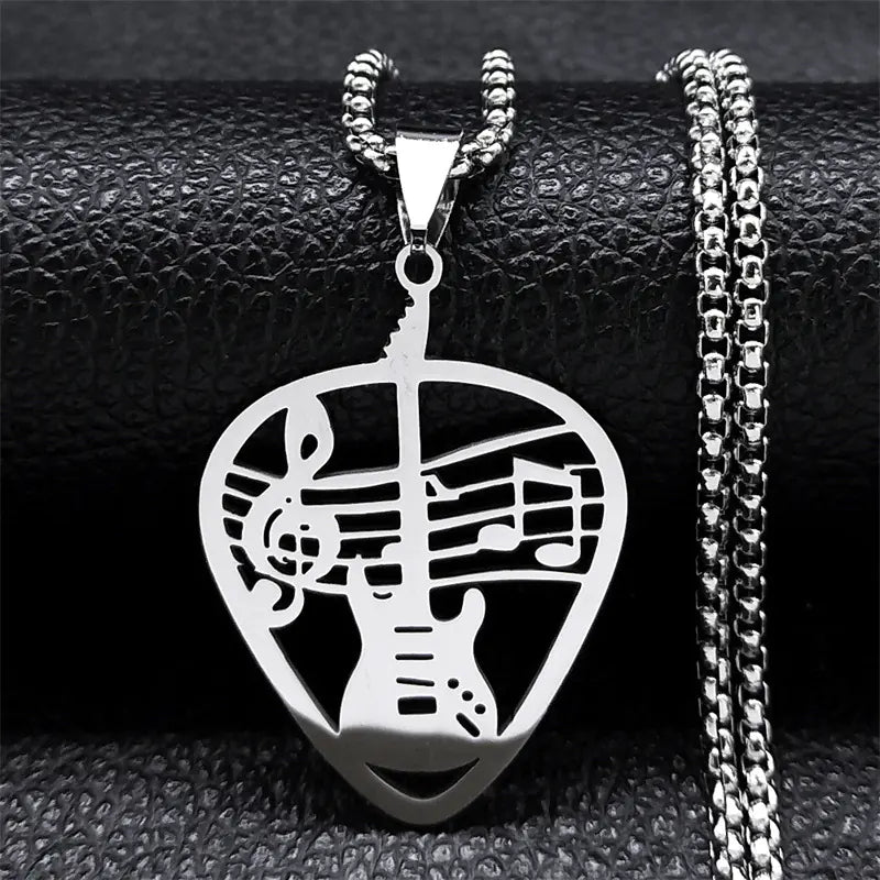 RockStar Guitar Pick Necklace