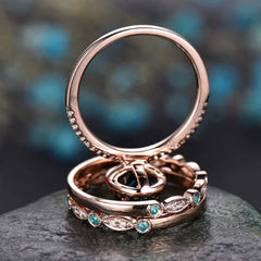 Elegant Rhinestone Gemstone Ring