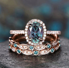 Elegant Rhinestone Gemstone Ring