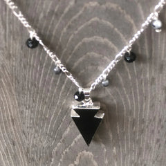 Crystal Arrow Pendant