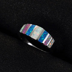 Vibrant Opal Fashion Ring