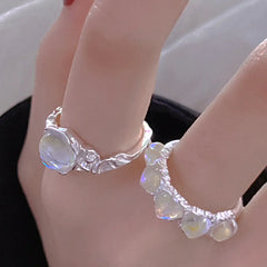 Chic Love Stone Ring for Women