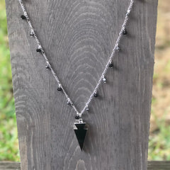 Crystal Arrow Pendant